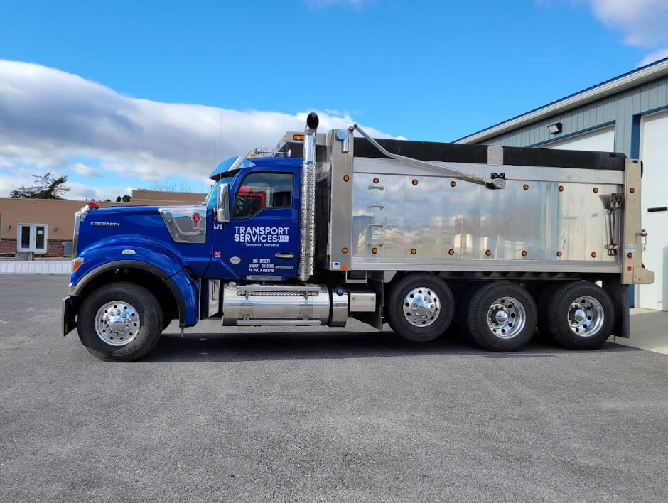 blue-dump-truck Dump Truck